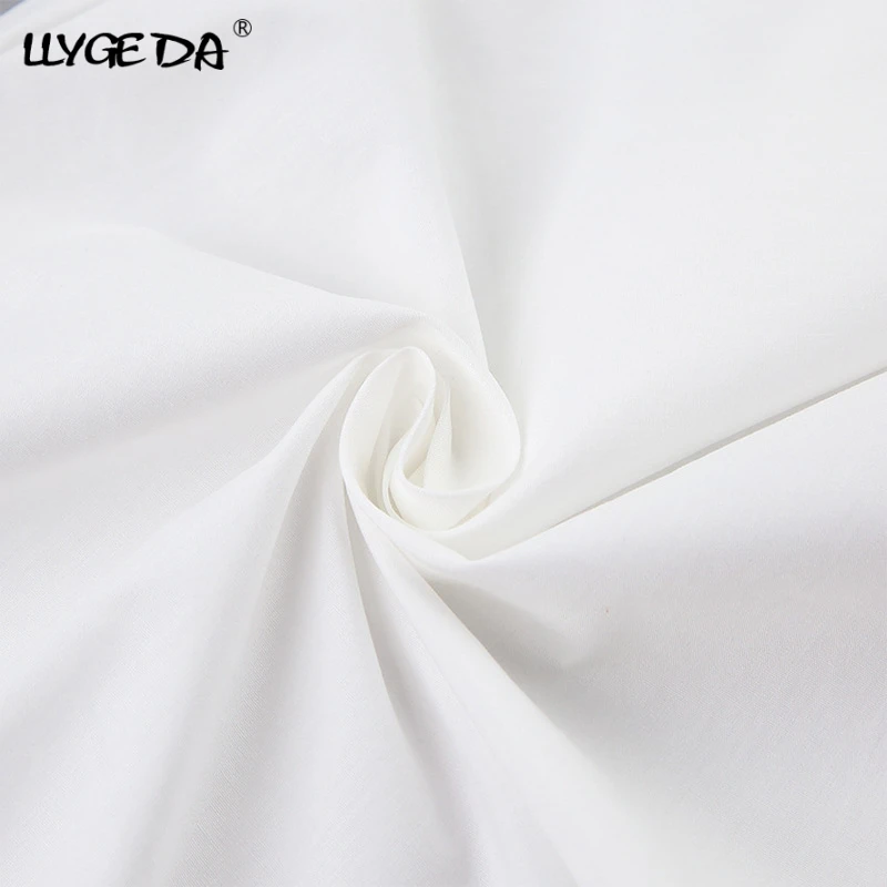 

Long Sleeve Cotton Shorts Sets Women's Suit Single-Breasted Shirt Tops Elastic Mini Short Two Piece Set Women 2021 Summer Suits