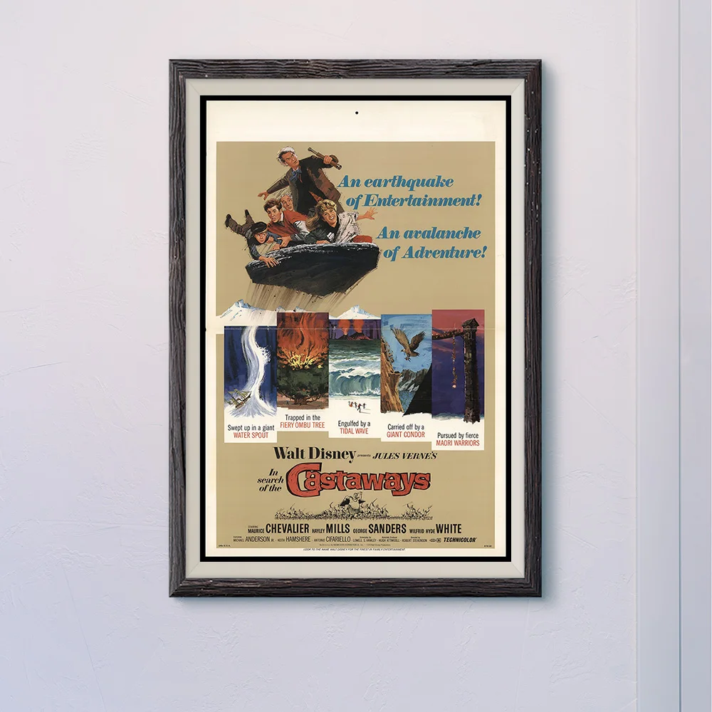 Модель N046 CASTAWAYS Винтаж, классическое кино ткань HD постер художественный подарок для украшения дома