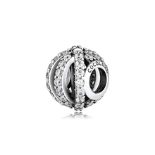 Подходят для браслетов Pandora с шармами прозрачные ажурные