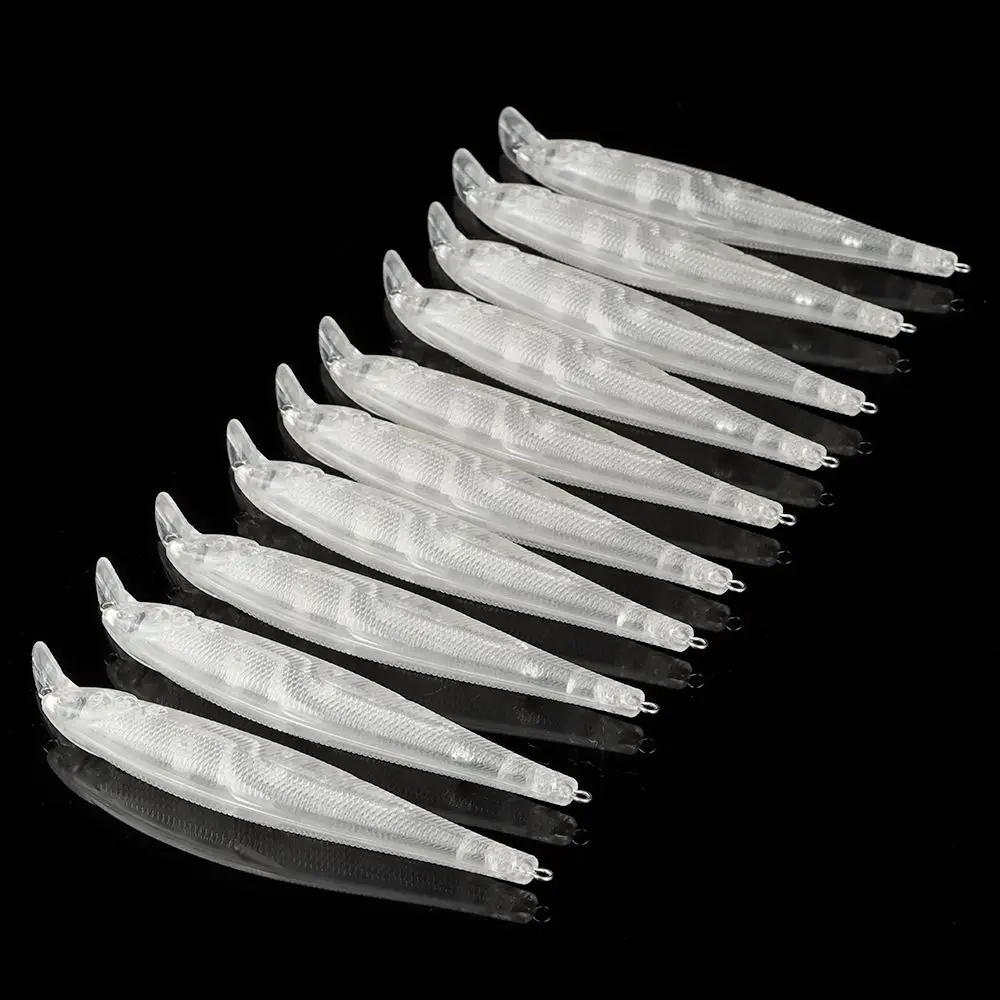 

10 шт. прозрачная кренкбейт, рыболовные снасти, пустая приманка, искусственная приманка, жесткая приманка, Воблер для рыбалки