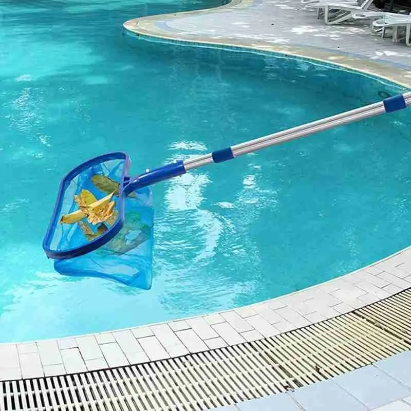 

Swimming Pool Cleaning Mesh Leaf Net Rake Deep Bag Tools Mesh Rescue Pool Cleaning Net Aquarium Telescopic Skimmer E3I3