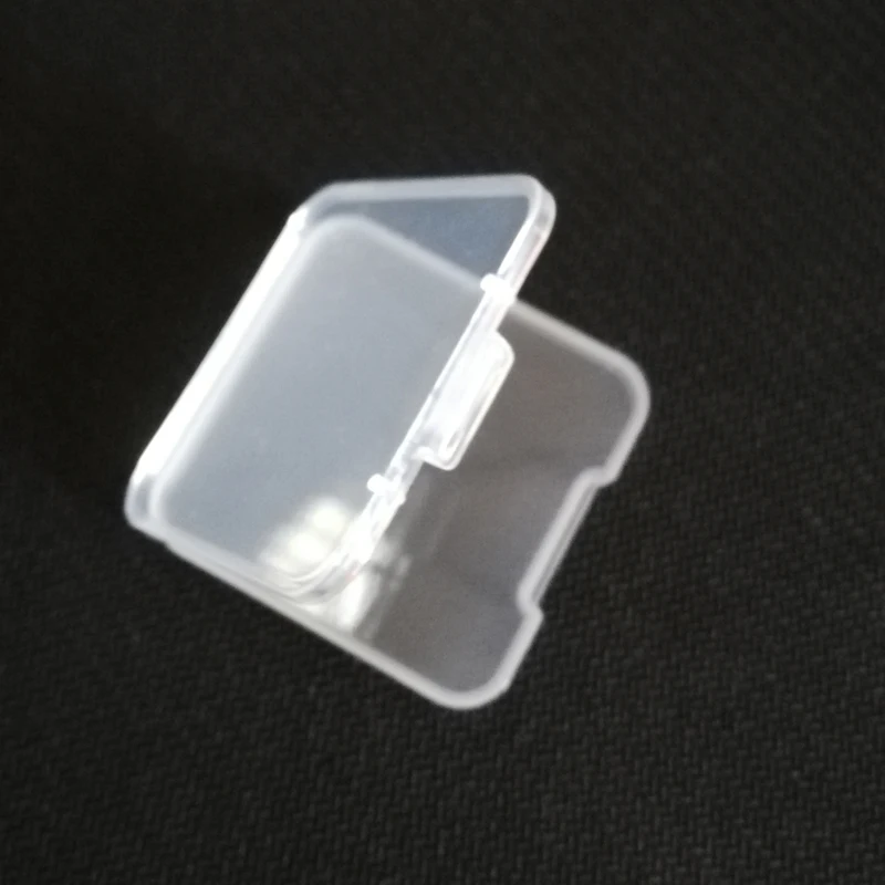 5 шт. без логотипа мини прозрачная подарочная коробка PP упаковка размер 40x40x6 мм 1