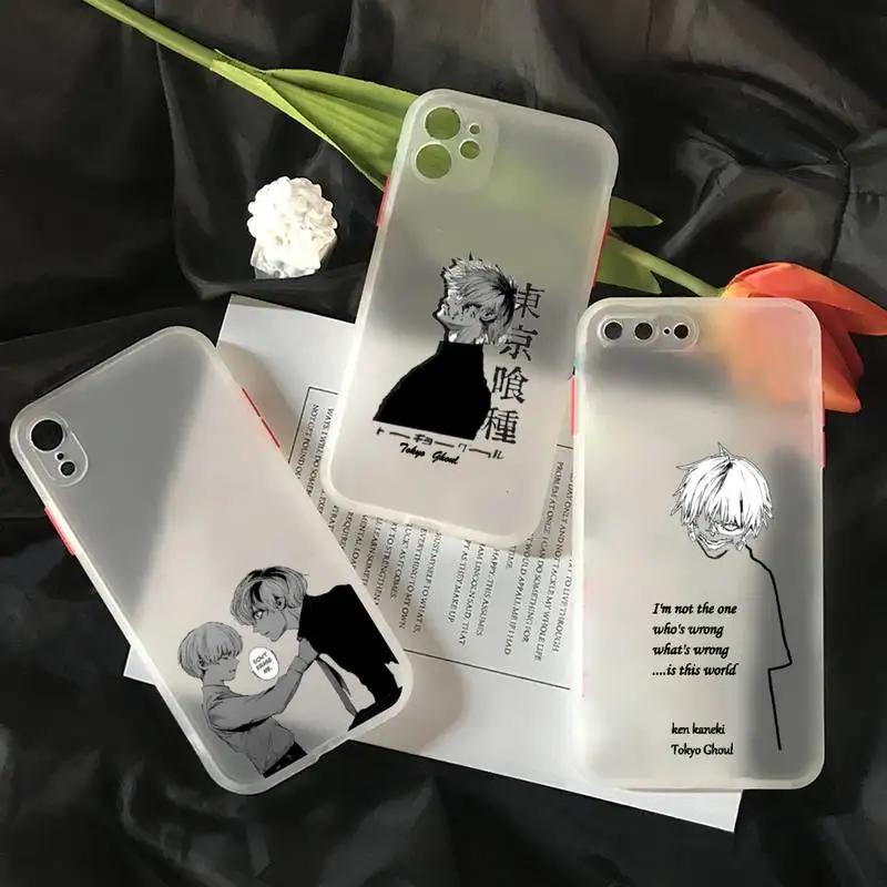 

anime Tokyo Ghoul Japan Phone Case matte transparent For iphone 7 8 11 12 plus mini x xs xr pro max cover