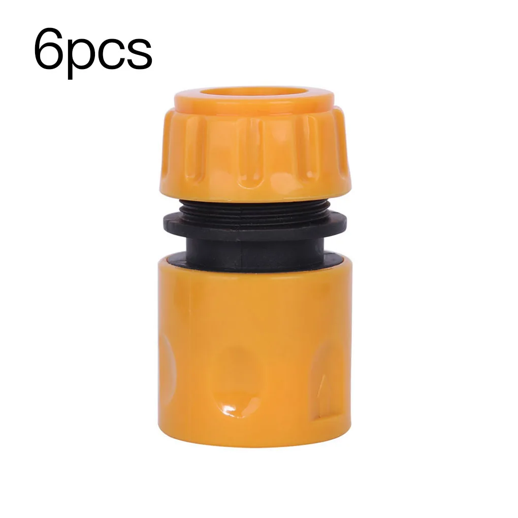 

6pcs Water Hose Connector Garden Watering Car Washing Quick Connect Hose Pipe Plastic Connnector Gardening Accessories
