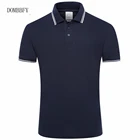 Летняя Классическая полосатая рубашка-поло для мужчин, повседневные хлопковые топы с коротким рукавом, Мужская дышащая рубашка-поло для мужчин, размеры 3XL