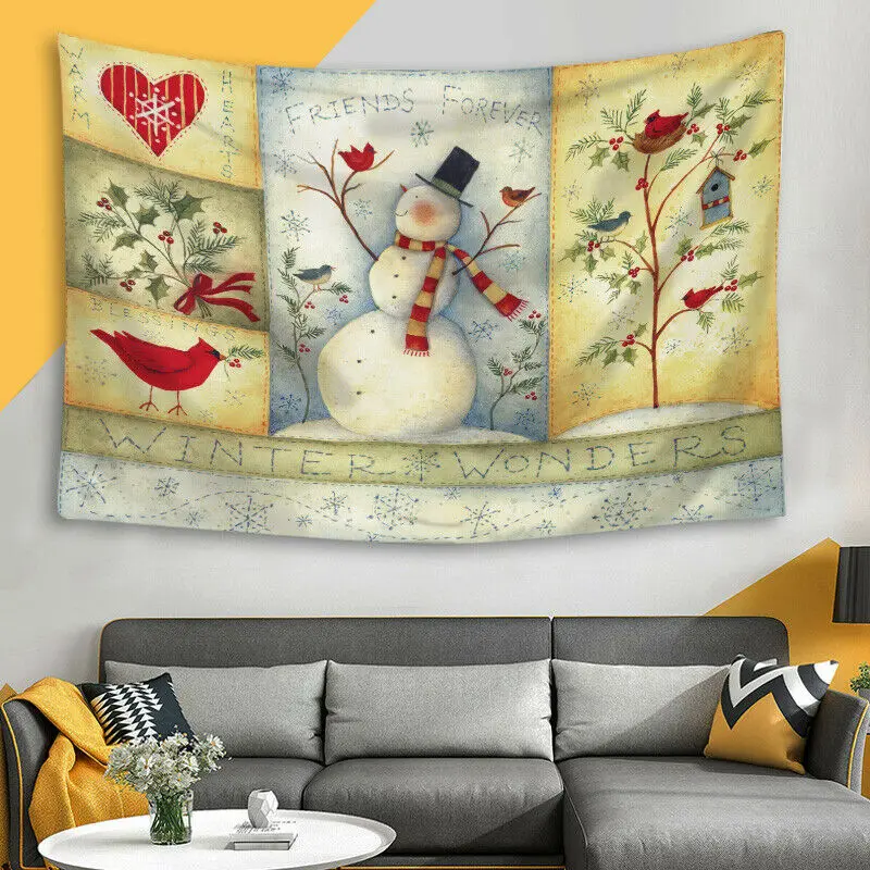 Рождество гобелены и лунной фазой гобелен настенный одеяла в готическом стиле