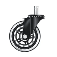 heavy duty home office chair trolley furniture mute replacement caster wheel this caster wheel has brake system and it is mute