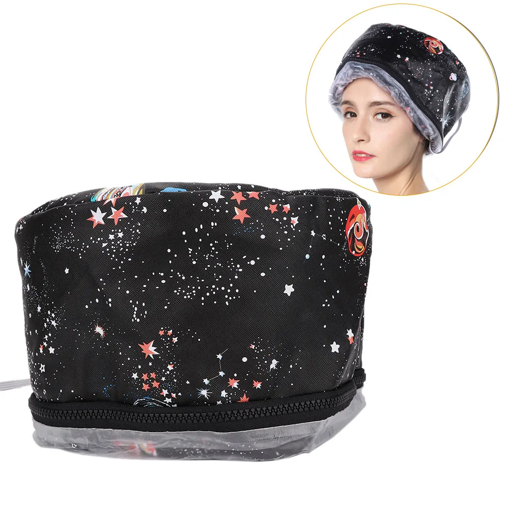

9 Levels Thermostat Electric Hat Adjustable Heating Haircare Hood Hat EU 220V