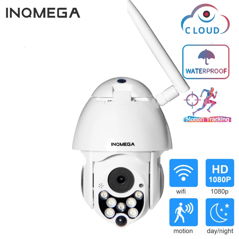 INQMEGA 1080P PTZ IP камера Wifi наружная скоростная купольная безопасности