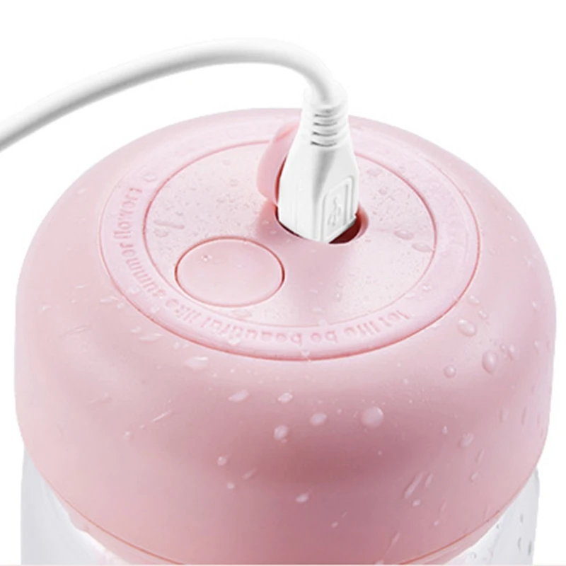 

Rechargeable Portable Cute Electric Juicer Cup Household Mini Smoothie Fruits Blender Outgoing Juicer Extractor Food Mix