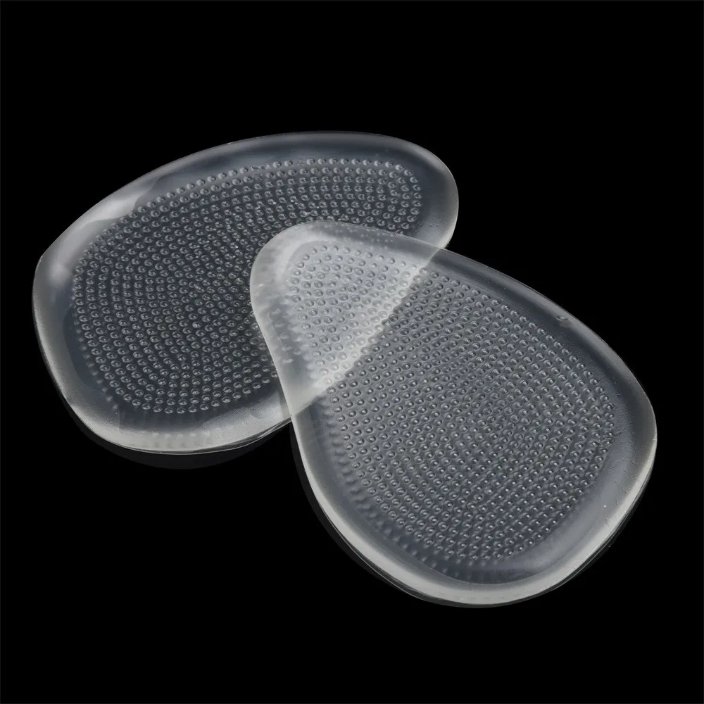 1 пара подушек для ног на высоком каблуке противоскользящая силиконовая стелька