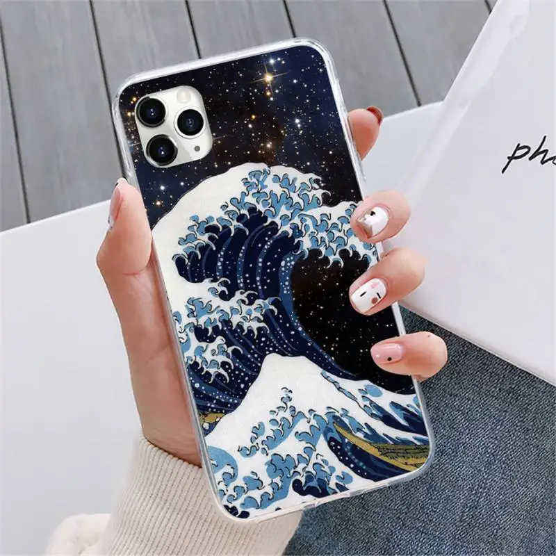 

The Great Wave off Kanagawa Japanese Phone Cases For iphone 12 5 5s 5c se 6 6s 7 8 plus x xs xr 11 pro max mini