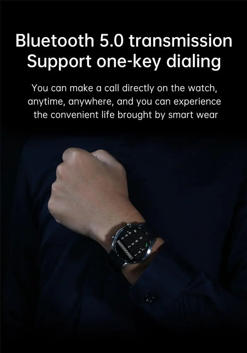 

Smart Watch Advanced Health Monitoring Fitness Tracking Long Standby Blood Oxygen Music Control Bluetooth Movement Smart Watch