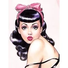 Алмазная вышивка, портрет 5D, DIY Алмазная картина, современная девушка, картина стразы, квадратное украшение для дома XY1