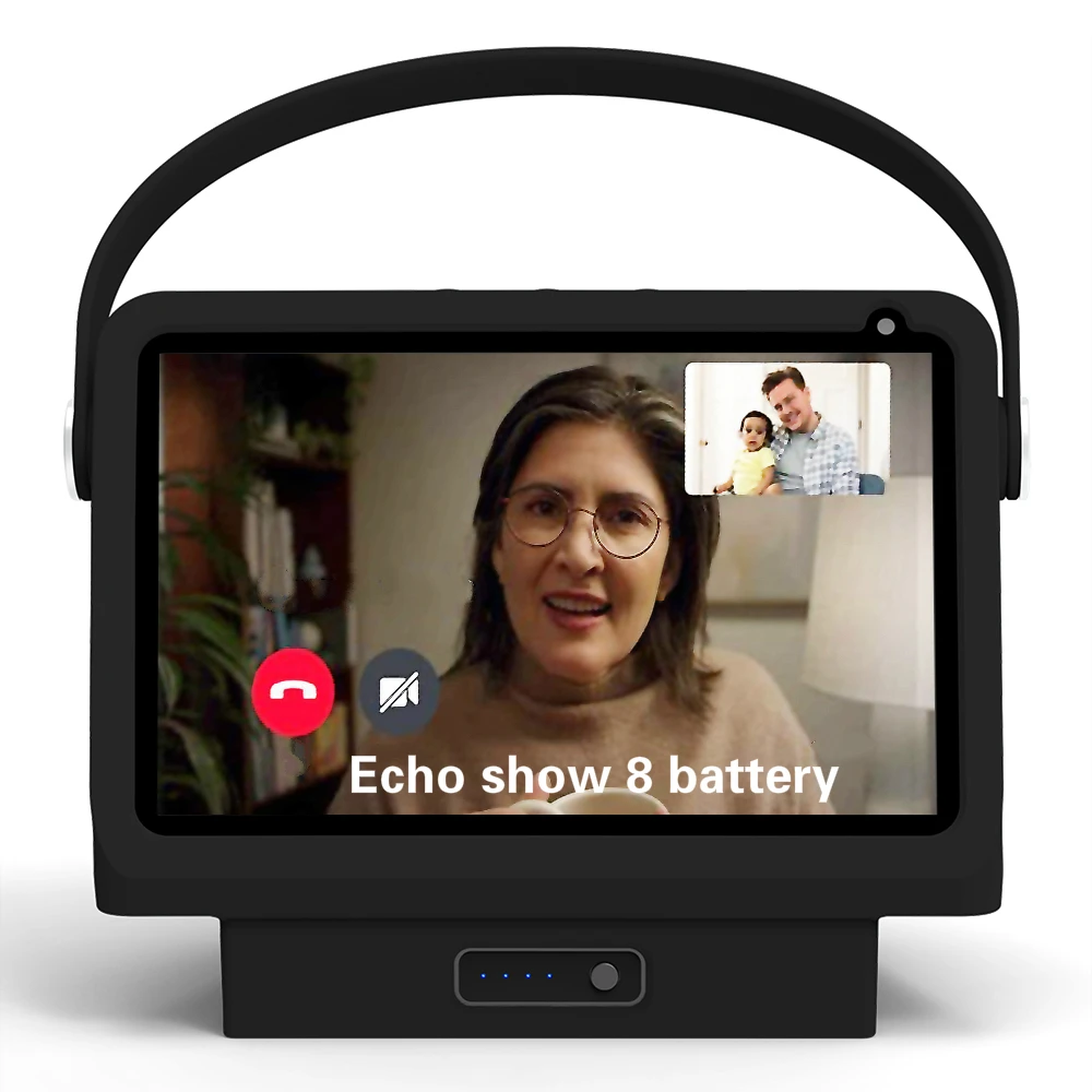 

Battery Base for Echo Show 8 smart display Wireless Charger to Make Echo Show 8 Mobile Battery for Echo Show 8 1st & 2nd Gen