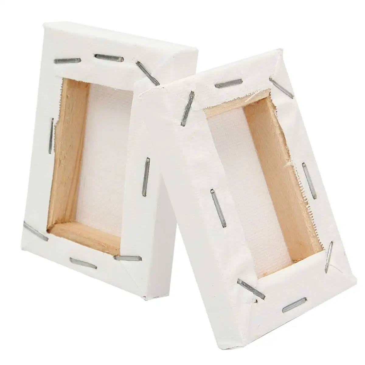 

10Pcs/Set White Blank Art Boards Mini Stretched Artist Canvas Art Board Acrylic Oil Paint Wood Cotton Artwork Painting