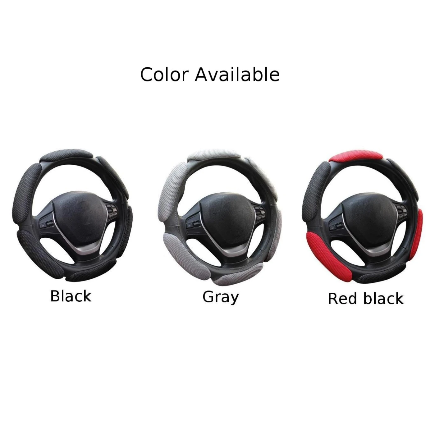 

3 Color Universal Grip Cover, Three-dimensional Steering Wheel Cover, Breathable