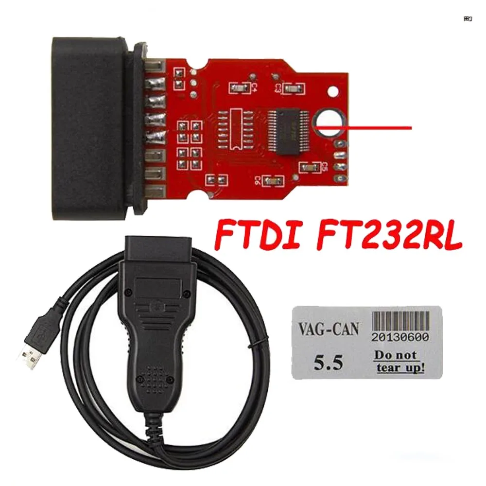 Считыватель кодов VAG K CAN Commander 5 + устройство для коррекции одометра 3 9 Beta Immo USB