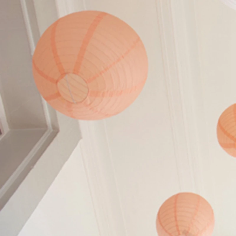 20 шт 6 дюймов-12 дюймов персиковый китайский бумажный фонарик разных размеров