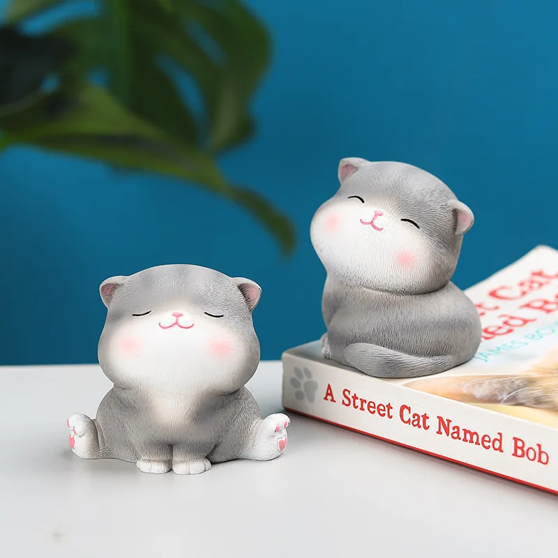 Животные из смолы распродажа милые украшения для кошек дома настольные | Дом и