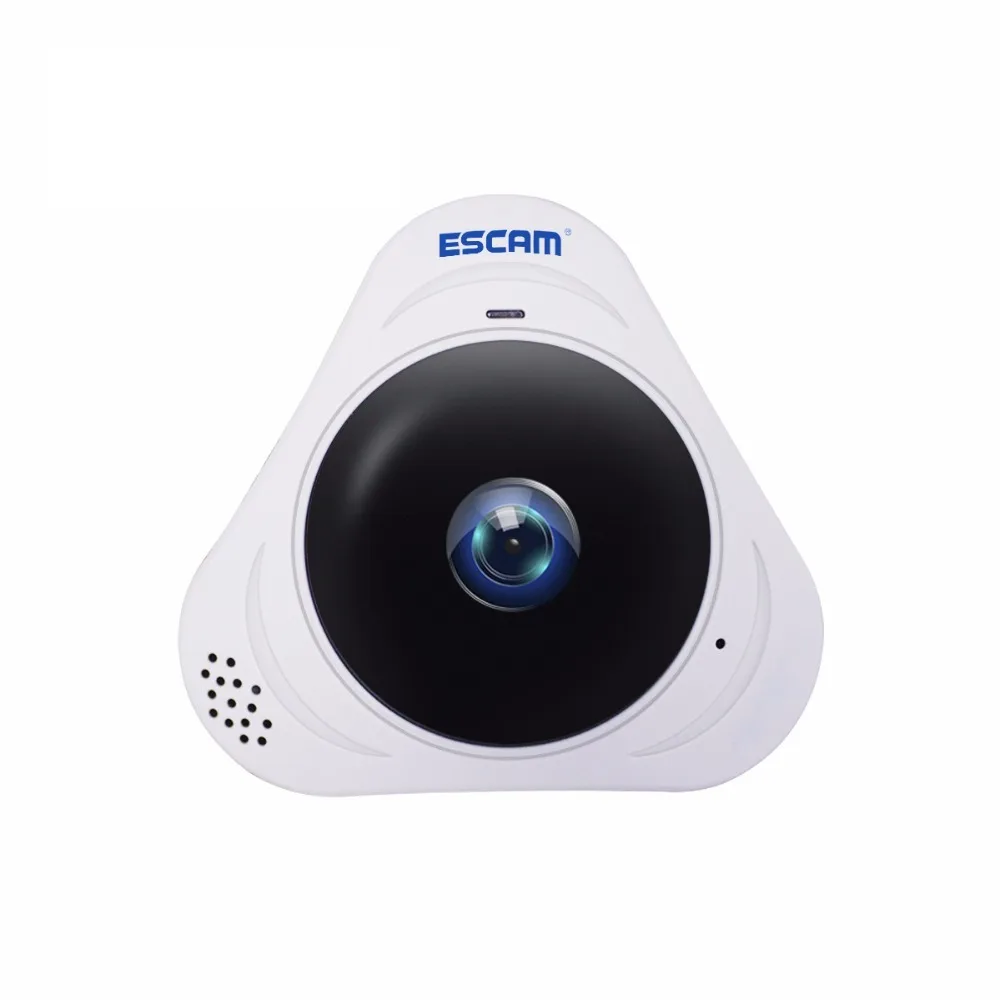 ESCAM Q8 HD 960P 1.3MP 360 градусов панорамный монитор типа рыбий глаз WI FI ИК инфракрасный
