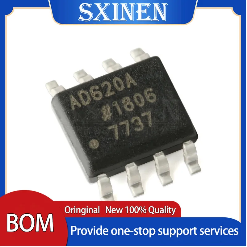 

10PCS Original Product SMD AD620ARZ AD620ANZ SOIC-8/DIP-8 Instrumentation Amplifier Chip