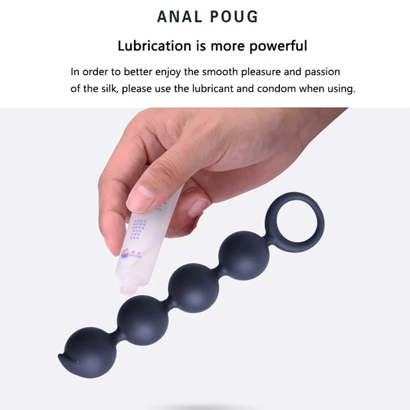2019 анальные шарики для заднего двора точки G Супер длинная Анальная пробка