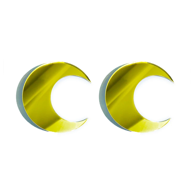 Cpop модные большие акриловые серьги в форме полумесяца индивидуальные элегантные