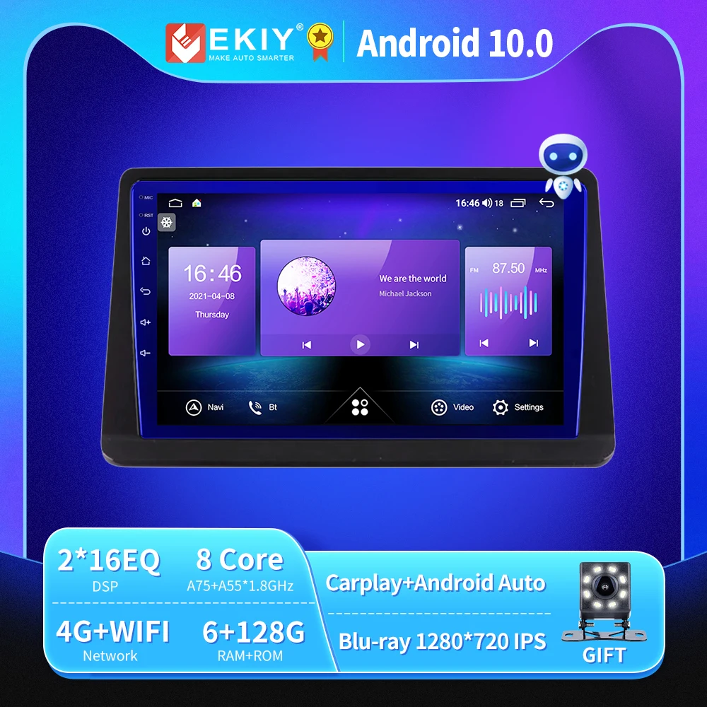 

EKIY T900A Car Radio Android 10 For Mitsubishi Cheetah Kingbox GPS Navigation Multimedia Video Player Auto Stereo No 2 Din DVD