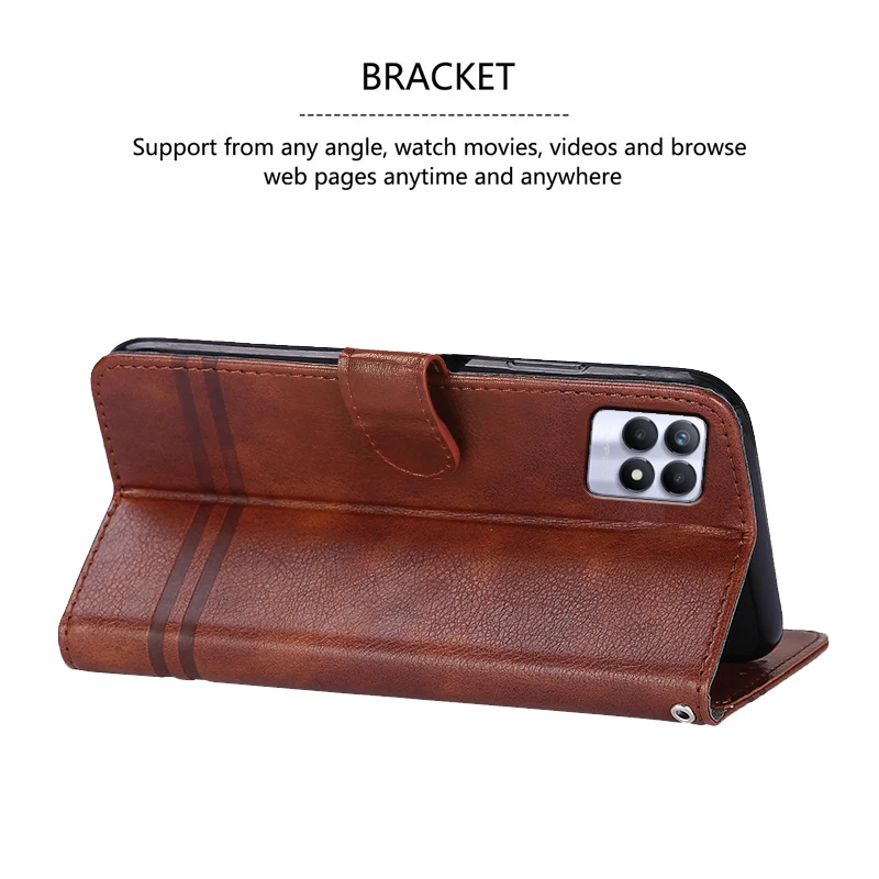 new leather phone cover for realme 8 7 pro 7i 8i 8s case magnetic card flip wallet protector book for realme7 realme8 s case bag free global shipping