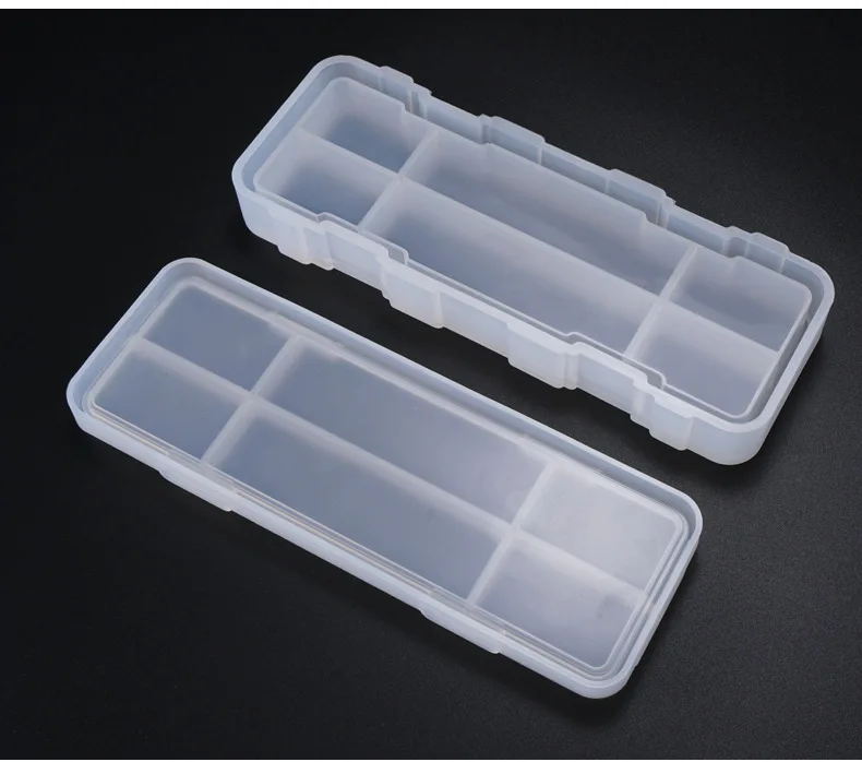 1 комплект пенал прозрачный силикон форма DIY инструмент формы УФ эпоксидная смола