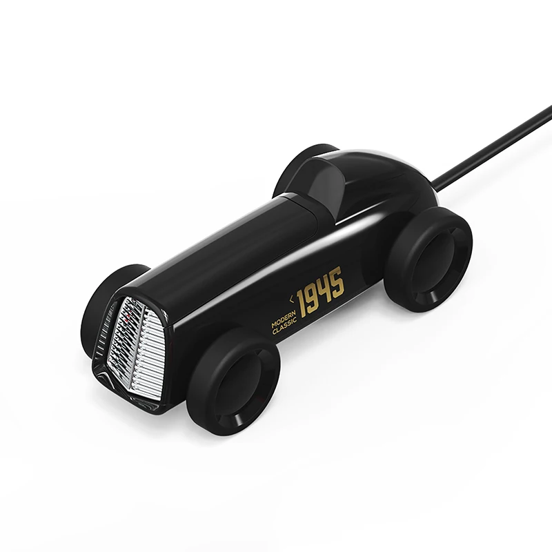 Xiaomi Bcase винтажный Автомобильный дизайн USB 2,0 концентратор разветвитель расширитель адаптер 4 порта Hab для телефона/U диск/беспроводная мышь/usb зарядка - Цвет: Черный