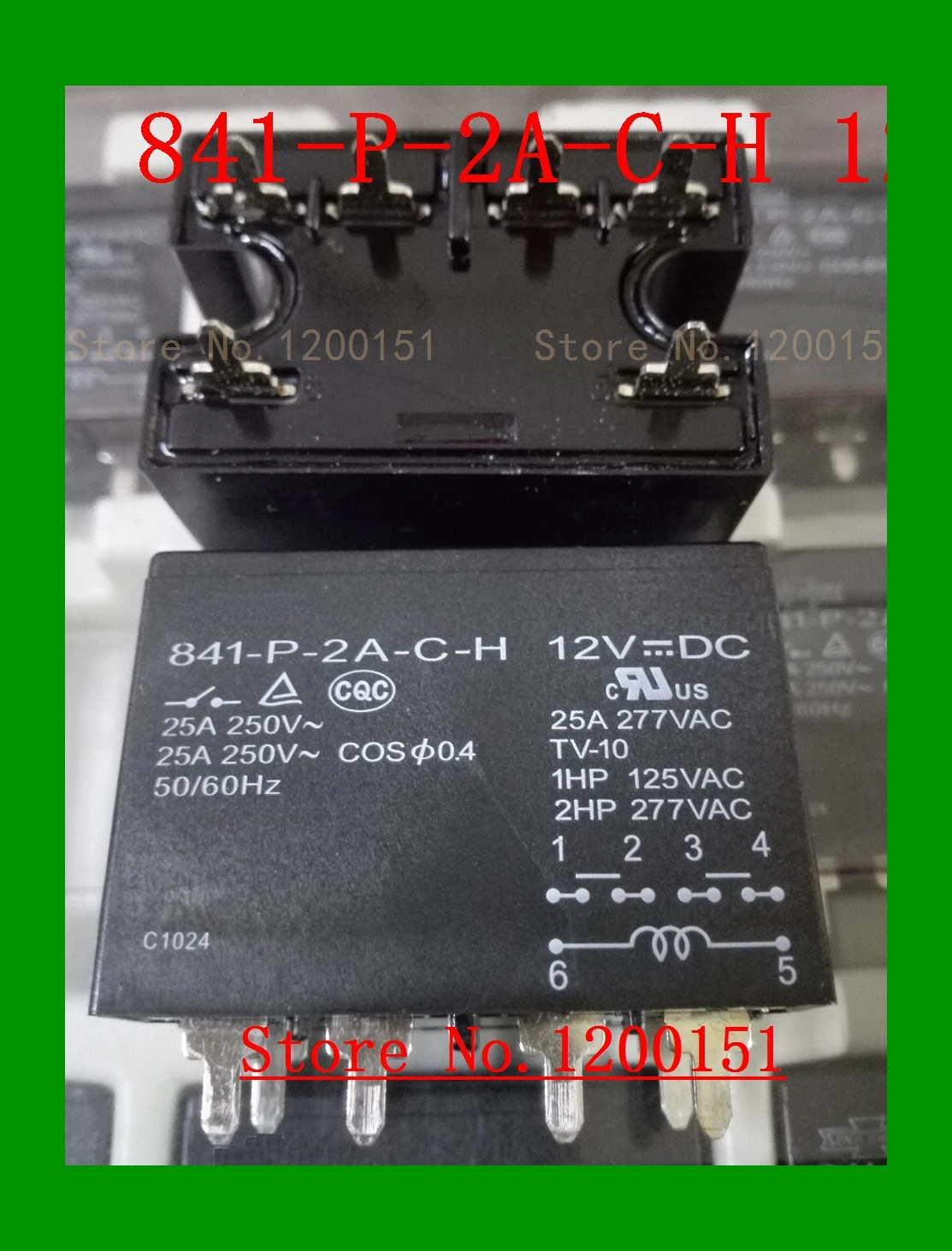 

841-P-2A-C-H 12VDC 841-P-2A-F-C-H 12VDC 841-P-2A-B-C-H 24VDC JQX-116F-1 реле DIP-6