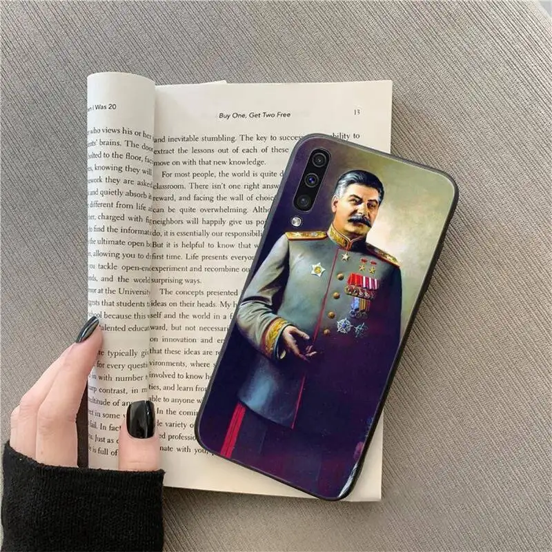 

Russian Commander Stalin Phone Case For Samsung A51 A32 A52 A71 A50 A12 A21S S10 S20 S21 Plus Fe Ultra