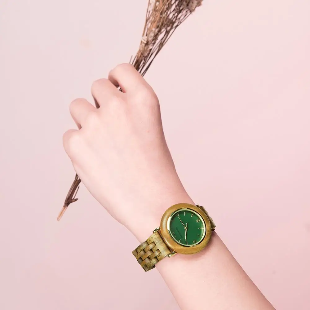 Женские деревянные наручные часы vrouwen BOBO BIRD кварцевые роскошные на годовщину