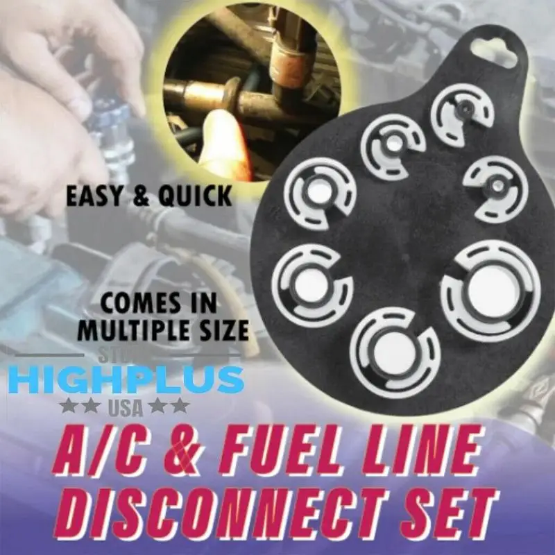 

7 pieces of automobile air-conditioning oil pipe remover E7H6