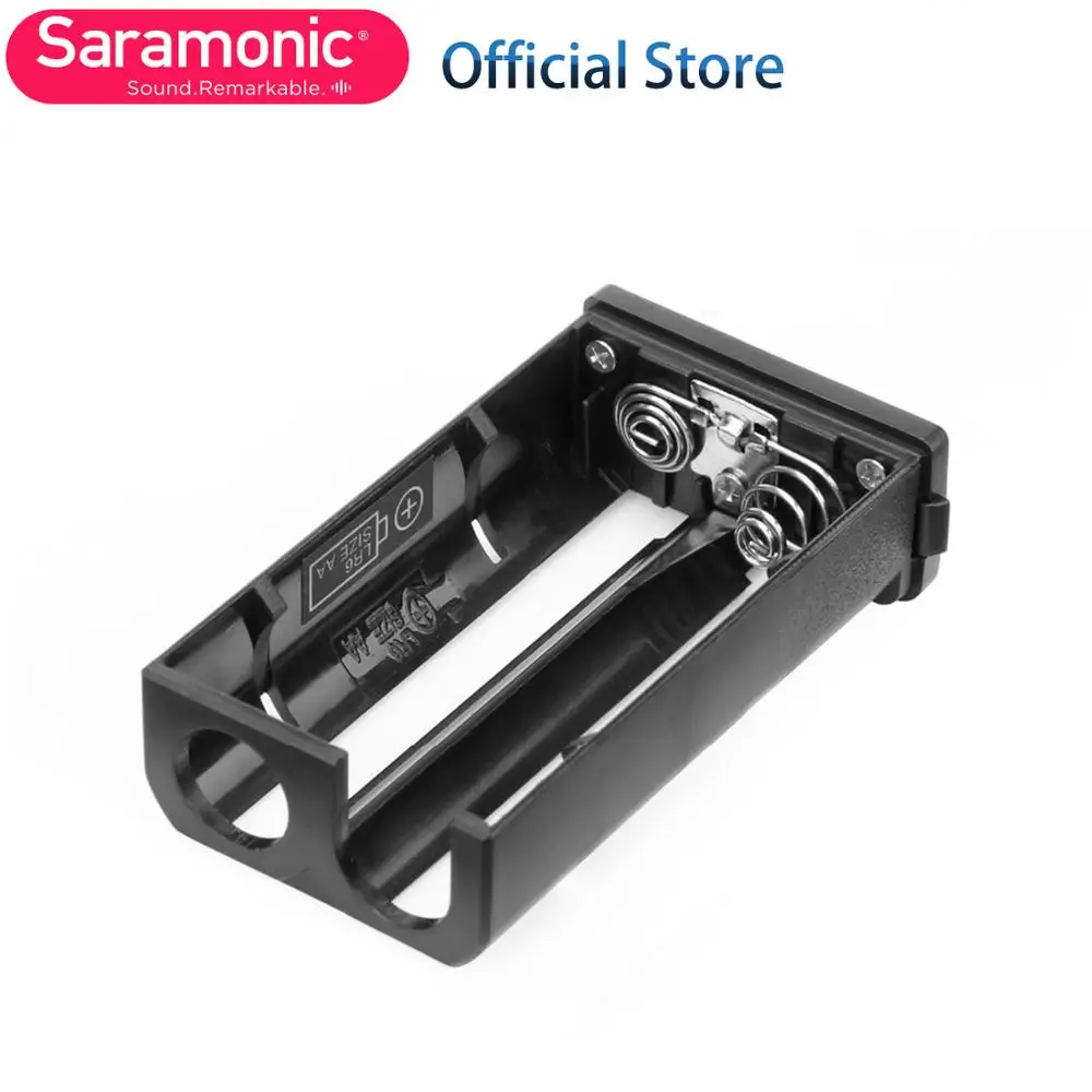 Saramonic твердый ABS чехол для батареи Замена отсека для UWMIC9 UWMIC10 UWMIC15 беспроводной петличный микрофон(черный