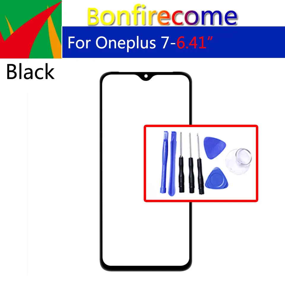 Сенсорный экран внешнее стекло для Oneplus 7 сенсорный сенсорная Передняя панель