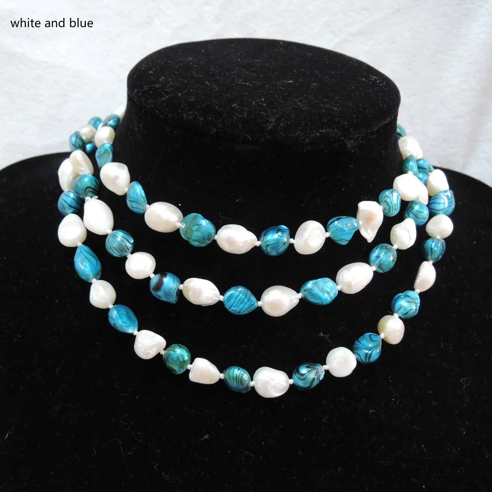 Бесплатная доставка 100% натуральный пресноводный жемчуг длинное ожерелье-120 см в