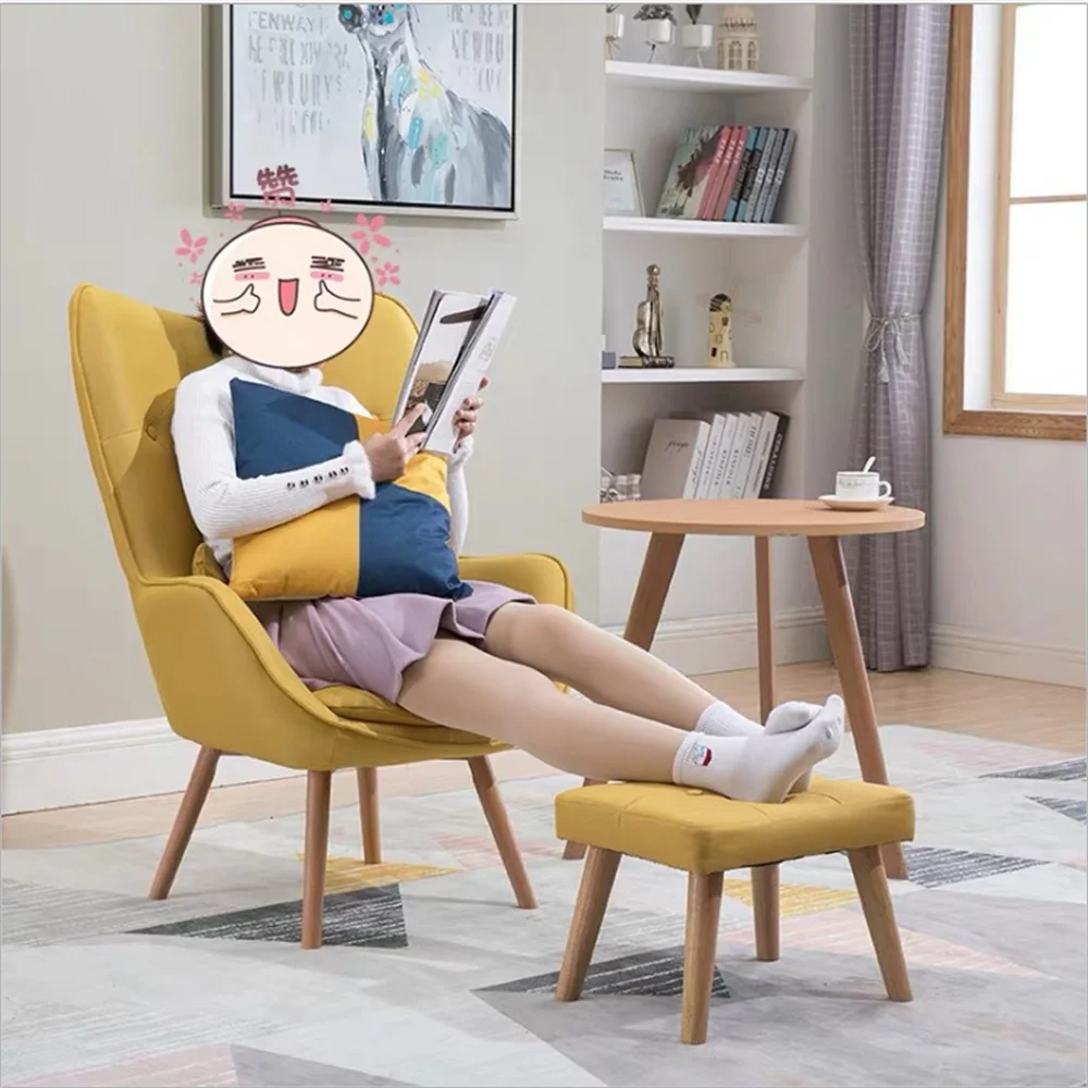 Скандинавская гостиная одноместный диван стул для балкона эргономичное