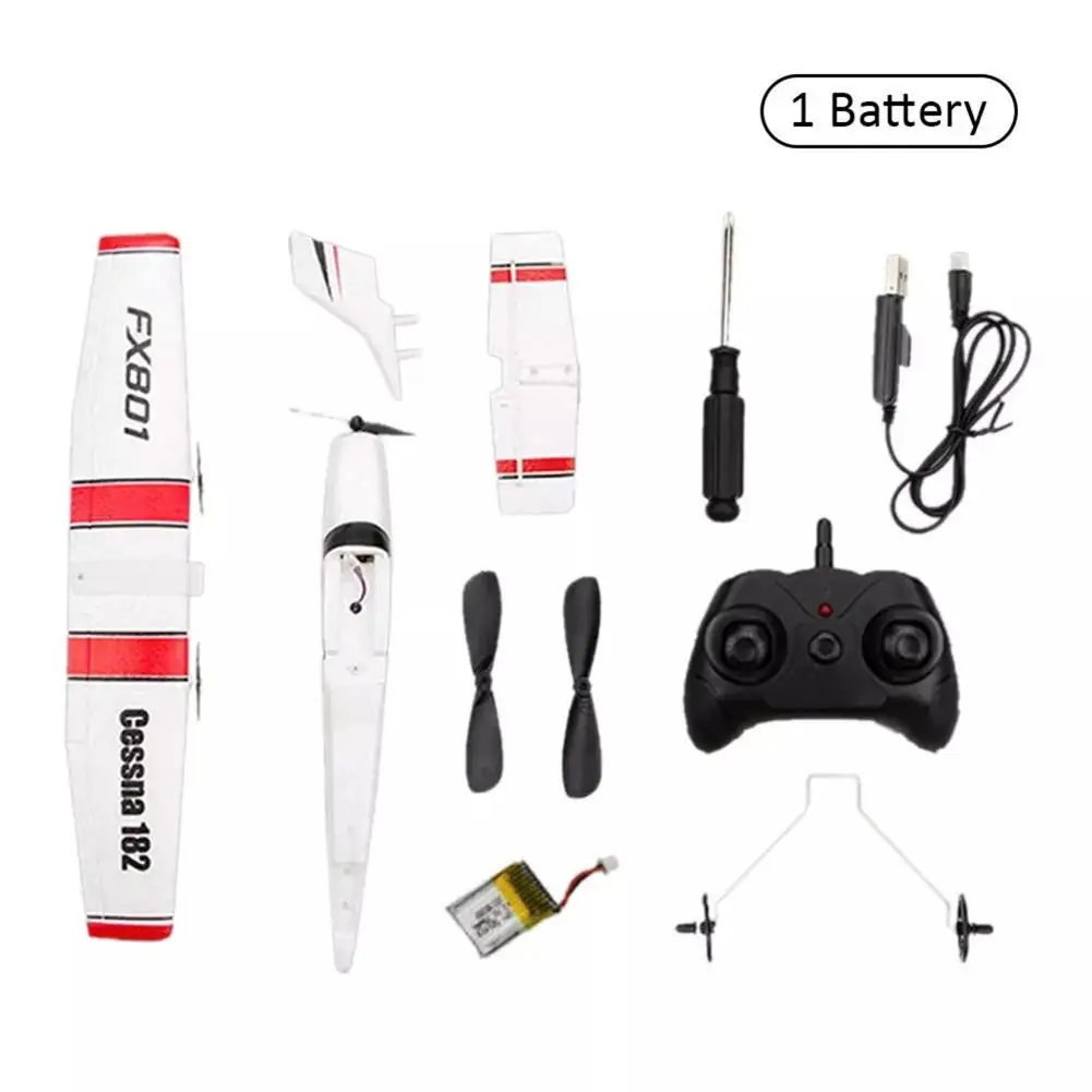 FX801 RC самолет EPP планер из пеноматериала с гироскопом 2 4G 2CH RTF Дистанционное