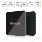Android 9,0 H96 MAX X2 Android TV Box с поддержкой голосового управления H.265 S905X2 четырехъядерный встроенный WiFi 5,8G 4K Android TV USB 3,0