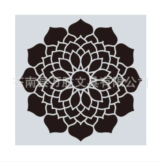 

15*15 Mandala Layering Stencils for Diy scrapbook/photo album Decorative Embossing spray painting tool graffiti hand home decor