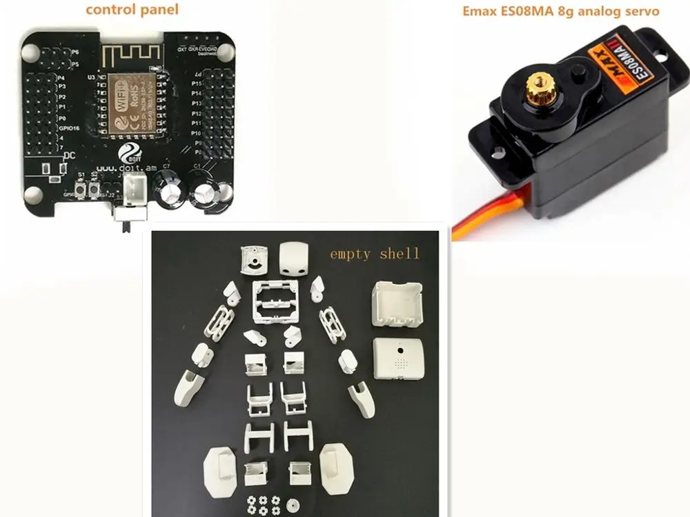 shipping list 4 Diy робот ViVi Интеллектуальный робот PLEN2 совместим с Arduino/3D печатью, развивающая игрушка модель, три цвета на выбор - Цвет: shipping list 4