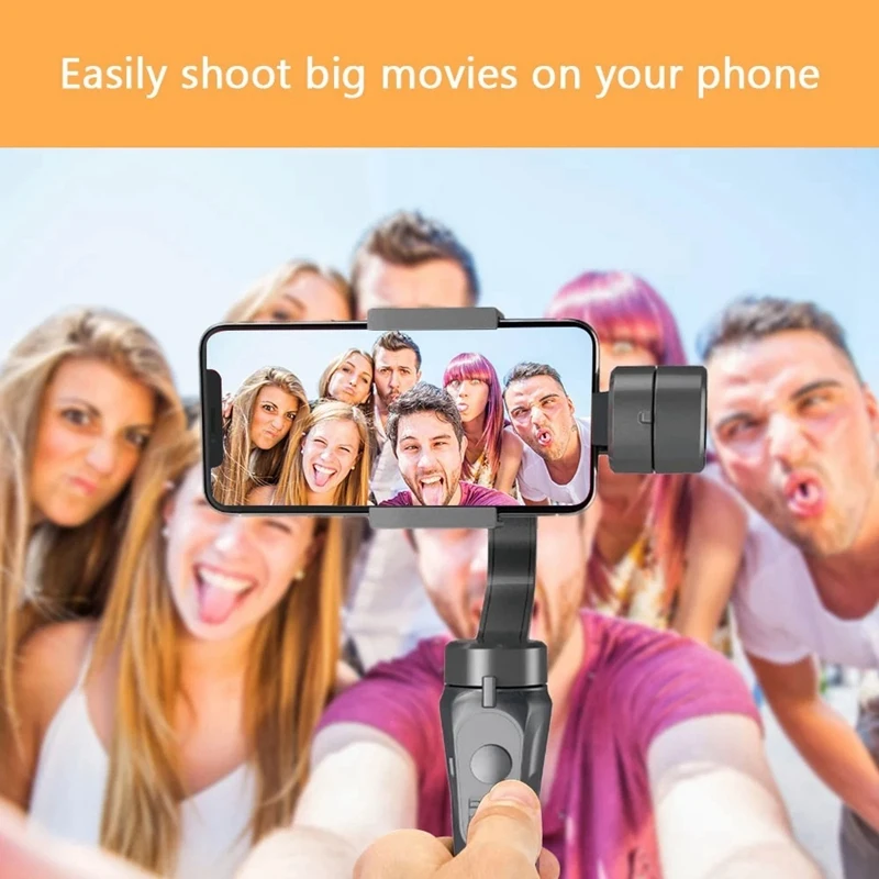 

3-Axis Stabilized Handheld Gimbal Ultra-Lightweight Portable Stabilizer for 4-5.5 inch Smartphone Intelligent Phones