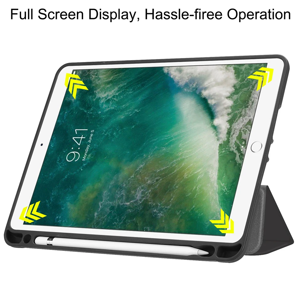 MTT чехол для планшета для iPad Pro Air 10,5 дюймов мраморная текстура из искусственной кожи+ Мягкий ТПУ задний смарт-чехол с держателем карандаша