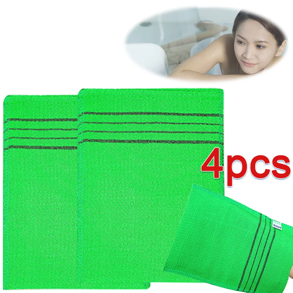 4 шт. корейское отшелушивающее полотенце для тела банное Италия массажное ухода