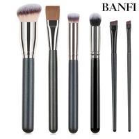 banfi 6pcs eyeshadow makeup brushes set foundation blush high quality cosmetics tools professional beauty eye brushes makeup kit