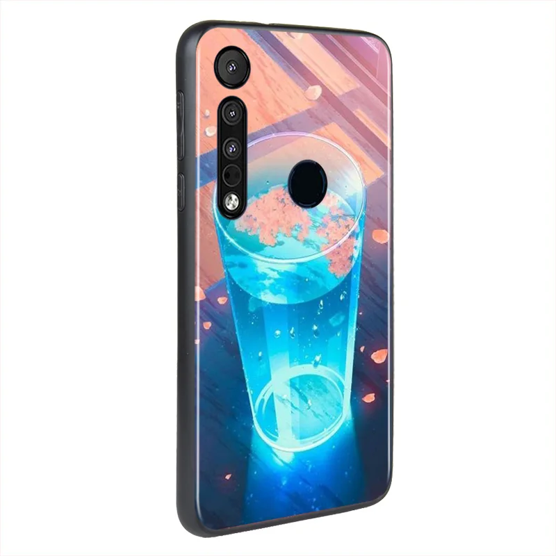 

Cool Wine Glass For Motorola Edge G Stylus 5G G8 G9 Play Power Lite One Huper Marco Fusion Plus Phone Case