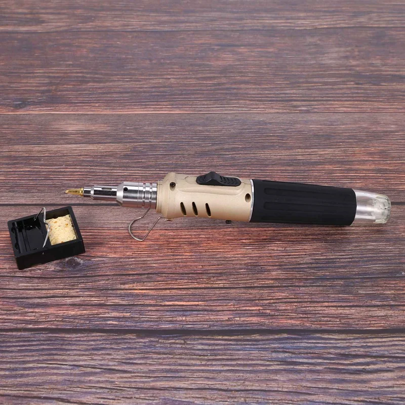 

HS-1115K Professional Butane Gas Soldering Iron Kit Welding Kit Torch